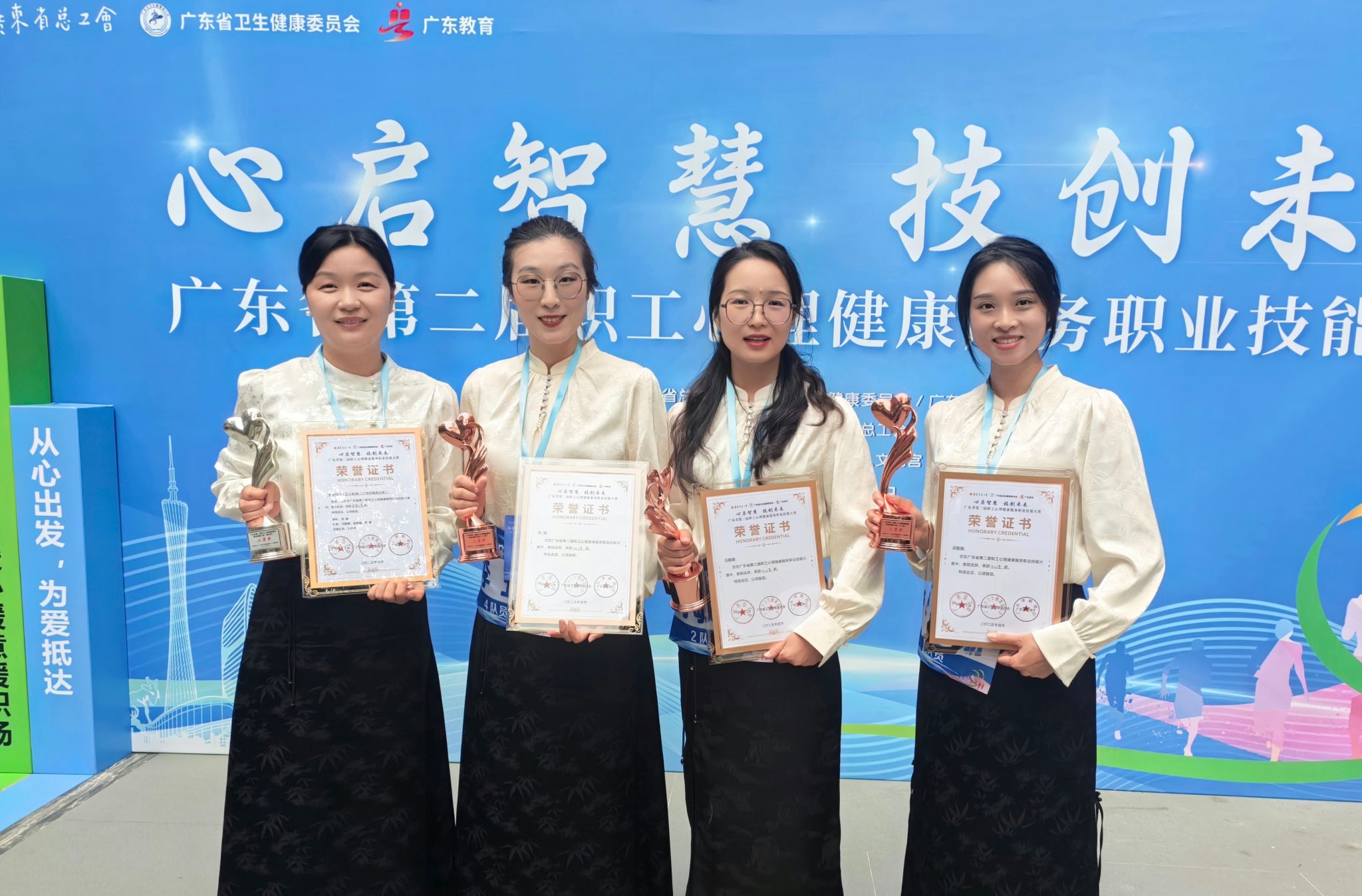 喜报！Bwin必赢中国官网在全省职工心理健康服务  职业技能大赛中再创佳绩